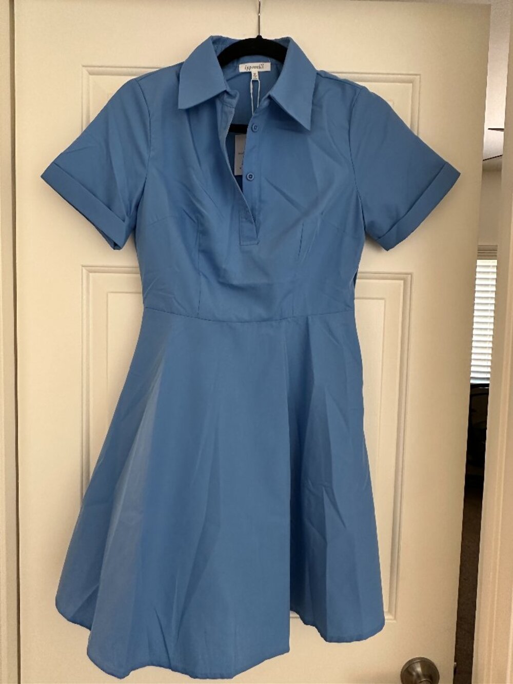 Ipponelli short-sleeve collared mini dress